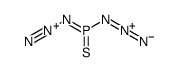 diazido(sulfanylidene)phosphanium结构式