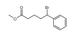 methyl 5-bromo-5-phenylpentanoate Structure