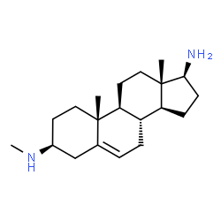 N-Methylandrost-5-ene-3β,17β-diamine structure