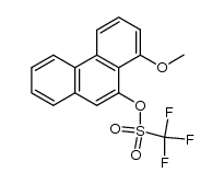 8-methoxy-phenanthren-9-yl trifluoromethanesulfonate Structure