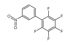 2,3,4,5,6-pentafluoro-3'-nitrobiphenyl结构式