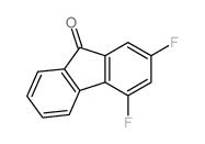 9H-Fluoren-9-one,2,4-difluoro- Structure