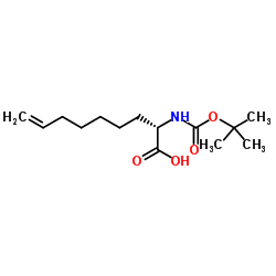 (S)-2-(Tert-Butoxycarbonylamino)Non-8-Enoic Acid Structure