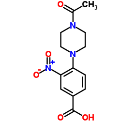 4-(4-ACETYLPIPERAZIN-1-YL)-3-NITROBENZOIC ACID picture