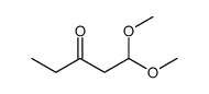 1,1-dimethoxypentan-3-one结构式