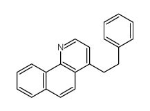 4-(2-phenylethyl)benzo[h]quinoline结构式