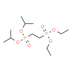 Ethylenebisphosphonic acid O,O-diethyl O',O'-diisopropyl ester结构式