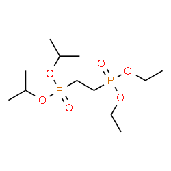 Ethylenebisphosphonic acid O,O-diethyl O',O'-diisopropyl ester Structure