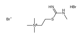 trimethyl-[2-(N'-methylcarbamimidoyl)sulfanylethyl]azanium,bromide,hydrobromide结构式