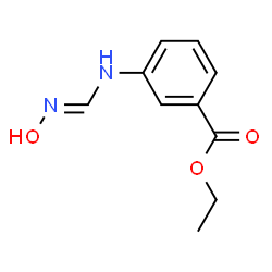 Benzoic acid, 3-[[(hydroxyamino)methylene]amino]-, ethyl ester (9CI) Structure