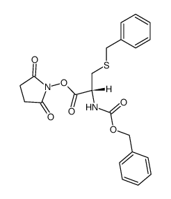 [(R)-2-[(2,5-Dioxo-1-pyrrolidinyl)oxy]-2-oxo-1-[(benzylthio)methyl]ethyl]carbamic acid benzyl ester picture