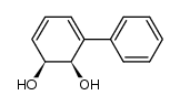 cis-(2R,3S)-2,3-dihydroxy-1-phenylcyclohexa-4,6-diene结构式