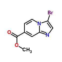 methyl 3-bromoimidazo[1,2-a]pyridine-7-carboxylate picture