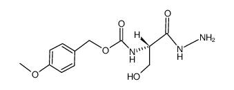 Z(OMe)-Ser-NHNH2 Structure