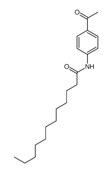 N-(4-acetylphenyl)dodecanamide Structure