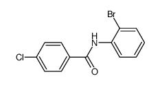 N-(2-bromophenyl)-4-chlorobenzamide Structure