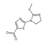 2-(2-methylsulfanyl-4,5-dihydro-imidazol-1-yl)-5-nitro-thiazole Structure