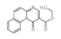 1H-Pyrimido[1,2-a]quinoline-2-carboxylic acid, 1-oxo-, ethyl ester结构式