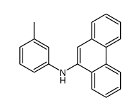 N-(3-methylphenyl)phenanthren-9-amine Structure