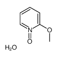 2-methoxy-1-oxidopyridin-1-ium,hydrate结构式