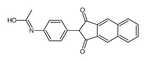 N-[4-(1,3-dioxocyclopenta[b]naphthalen-2-yl)phenyl]acetamide Structure