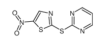 5-nitro-2-pyrimidin-2-ylsulfanyl-1,3-thiazole Structure
