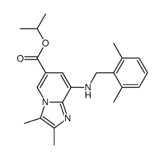 8-isopropyl [(2,6-dimethylbenzyl)amino]-2,3-dimethylimidazo [1,2-a] pyridine-6-carboxylate Structure