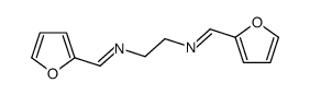 1-(furan-2-yl)-N-[2-(furan-2-ylmethylideneamino)ethyl]methanimine结构式