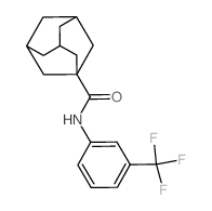 Tricyclo[3.3.1.13,7]decane-1-carboxamide,N-[3-(trifluoromethyl)phenyl]- structure