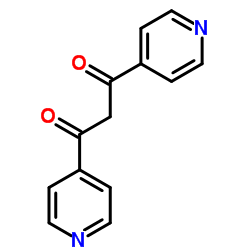 1,3-Propanedione, 1,3-di-4-pyridinyl- structure