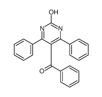 5-benzoyl-4,6-diphenyl-1H-pyrimidin-2-one结构式