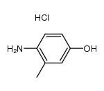 4-hydroxy-2-methylaniline hydrochloride结构式