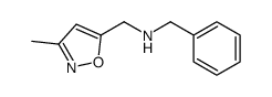N-[(3-methyl-1,2-oxazol-5-yl)methyl]-1-phenylmethanamine Structure