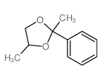 2,4-dimethyl-2-phenyl-1,3-dioxolane Structure