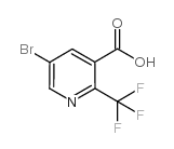 5-溴-2-(三氟甲基)烟酸结构式