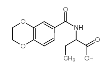 2-[(2,3-Dihydro-benzo[1,4]dioxine-6-carbonyl)-amino]-butyric acid Structure