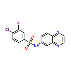 3,4-Dichloro-N-(6-quinoxalinyl)benzenesulfonamide Structure