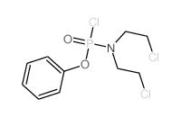 Phosphorochloridamidicacid, N,N-bis(2-chloroethyl)-, phenyl ester Structure