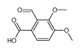 2-formyl-3,4-dimethoxy-benzoic acid Structure