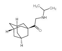 1-(1-ADAMANTYL)-2-(ISOPROPYLAMINO)ETHANONE structure
