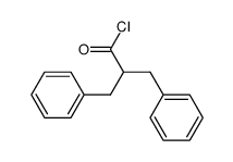 2-benzyl-3-phenyl-propionyl chloride结构式