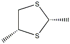 2α,4α-Dimethyl-1,3-dithiolane结构式