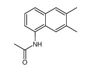 N-(6,7-dimethylnaphthalen-1-yl)acetamide Structure