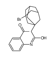 2-[[2-(3-bromo-1-adamantyl)acetyl]amino]benzoic acid Structure