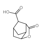 5-oxo-4-oxatricyclo[4.2.1.03,7]nonane-9-carboxylic acid结构式