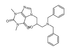 7-[3-(dibenzylamino)-2-hydroxypropyl]-1,3-dimethylpurine-2,6-dione Structure