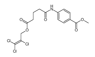 methyl 4-[[5-oxo-5-(2,3,3-trichloroprop-2-enoxy)pentanoyl]amino]benzoate Structure