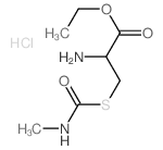 L-Cysteine, ethylester, methylcarbamate (ester), monohydrochloride (9CI) Structure