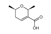 (+/-)-2r,6c-dimethyl-5,6-dihydro-2H-pyran-3-carboxylic acid结构式