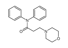 3-morpholin-4-yl-N,N-diphenylpropanamide Structure